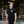 T-Shirt: Black Stamp 002