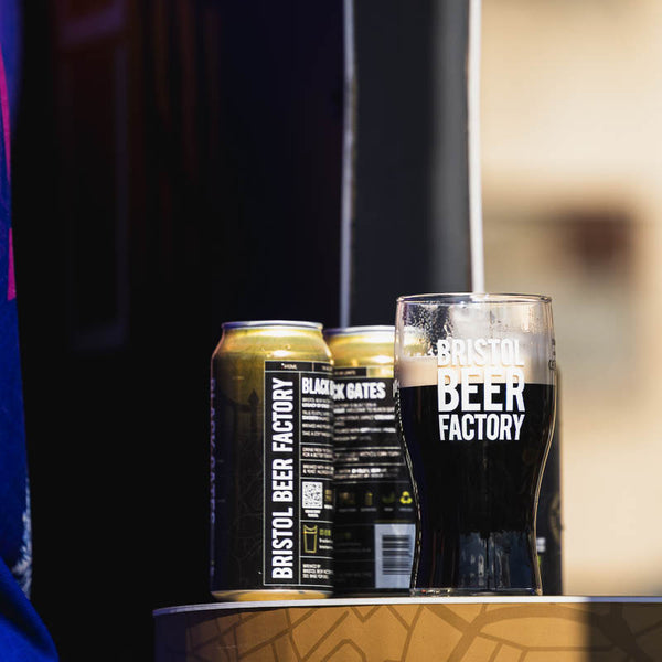 Black Gates Pint Glasses - 2 pack
