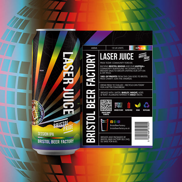 Bristol Pride x Laser Juice