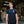 T-Shirt: Navy Stamp 001